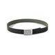 ARMANI (ARMANI) EA7 Neues Produkt Herrengeschäft und Casual Cut Doppelseitig 3,8 cm 245524 8A693 37821 Schwarz/Dunkelgrün