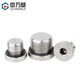 Guwanji 304 stainless steel inner hexagonal ED ring sealing plug with flange edge oil plug, inch wire plug, screw plug and fasteners collection G1/8=1 point 1 piece with ED ring