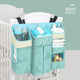 
CLCEY baby cot hanging bag bedside storage bag bedside storage bag multifunctional baby diapers hanging basket storage bag Kurona powder-storage bag