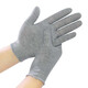 Thin gloves grey dirt-resistant, lightweight, breathable, sweat-absorbing, summer sun protection, disposable hand socks for men and women. Summer thin style-gray cotton (3 pairs)