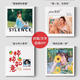 Yihao Photo Book Customized Photo Album Photo Printing Children's Baby Growth Couple Photo Collection Christmas Valentine's Day Gift Graduation Memorial Square 10 inches 24p