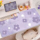 
Ye Yu purple butterfly flower mouse pad super large high-value girl wrist guard computer office writing mat table pad RK-3893丨Purple thickened lock edge 37 cm * 25 cm 2MM