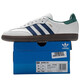 Adidas (adidas) Clover men's shoes and women's shoes 25 summer new SAMBA sneakers fashionable T-toe shoes low top casual couple's shoes IH4882/white/green/dark blue 39