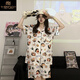 Modal Japanese cute Crayon Shin-chan couple pajamas for women summer pure cotton short-sleeved summer men's home wear three-piece suit White Crayon Shin-chan short sleeves + shorts + trousers Men's L size 90-120 Jin Jin equals 0.5 kg Wear