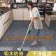 Xuxian kitchen floor mat, entrance door, door mat, dirt-resistant, anti-slip, anti-oil, water-absorbent carpet, bathroom entrance mat, customized, whole black and gray seven stripes, 120*180 cm, new anti-slip floor mat