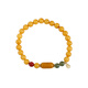 Potala Palace Beeswax Bracelet 925 Silver Transfer Beads Women's Bracelet Plate Playing Buddha Beads Small Tag Beads Birthday Gift Xiang Chenhuan Beeswax Bracelet
