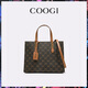 COOGI bag women's 2025 brand light luxury women's bag birthday Chinese Valentine's Day gift for girlfriend and wife brown