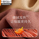 Modalde velvet traceless thermal underwear for women with velvet thickened vest with chest pad shaping body and belly-cleaning autumn and winter base Autumn clothes Khaki color [De velvet warm + strong belly-cleaning] 2XL is suitable [110-130Jin [Jin equals 0.5 kg]]