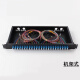 Front is fiber optic terminal box SC/FC/LC/ST full 8-port terminal box 4/12/24 core rack-type optical cable fusion box 24-port FC round head [full compatible]