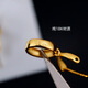 DL 1998 Fat Donglai same style 18k gold buckle pendant buckle jade jade pendant Buddha melon seed buckle au750 plain gold glossy J2 small yellow oblique clip