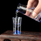 Baijie blue iceberg crystal white wine cup Chinese-style home with scale wine divider small wine glass spirit cup 1 pot 2 cups
