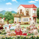 森贝儿家族（Sylvanian families） 日版巧克力兔妈妈 过家家玩具玩偶套装 七夕情人节礼物