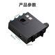 Hainai fiber optic terminal box SC4 port single mode fully equipped with fusion pigtail flange 35MM industrial grade small rail type optical terminal box HN-GXH-X4CD