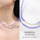 Xuan Song Tanzanite Beads Necklace Bracelet Women's Freshwater Pearl Bracelet Neck Ornament Clavicle Chain Yellow A Necklace Pre-Sale