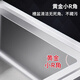 Shantou Lincun stainless steel sink cabinet kitchen floor-standing integrated vegetable washing and draining basin sink cabinet with operating table sink commercial 50x50x80 single pool-economical model