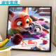 
CLCEY Crazy Zoo City Digital Oil Painting Cute Cartoon Crazy Zoo City Digital Oil Painting SJ13554 20*20cm Tightened Thickened Solid Wood Inner Frame