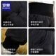 Luo Meng children's down pants inner lining for boys and girls autumn and winter warm pants inner wear campus clothing artifact cotton pants black 160