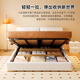 
Winter Bear National Home Technology Cloth Bed High Box Floor Double Bed Simple Master Bed Light Luxury Down Soft Pack Elephant Ears YJ9221 Ecological Cloud Skin Single Bed [Pine Rib Skeleton] 1800mm*2000mm Frame Structure