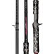 NS Blackhole New Miranda Beast High Carbon Lightweight Lure Rod Thunder Fuerte Barra Negra Especial Pesado Pesado Hard Tire de Objeto grande 2.06 metros Manejo de pistola una y media/C-691H