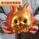 CLCEY rabbit annual golden rabbit piggy bank only enters but not comes out of zodiac rabbit piggy bank piggy bank children cartoon ornaments Golden rabbit medium size