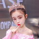 End of the World Crown Tiara for Children Princess Pink Girls Crystal Hair Accessories Baby Birthday Hair Crown Girls Performance Hairband Hair Gold Pink Diamond Crown 1 pc