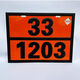 Hazardous Goods Logo 2025 NEU National Standard Annual Oiltanker Neue Fahrzeugmarke Diesel-Benzin-Identifikationsmarke Brandbehandlung Neu 90-3291