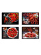 Crayfish shop wall decoration painting restaurant poster creative personalized wall mural lobster house hanging painting 16 styles 50*70 black solid wood frame + canvas single price