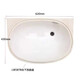 TOTO original under-counter basin LW587B oval basin wash basin ceramic plate embedded household wash basin LW587B with faucet drain pipe