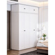 Armoire en acier chambre de fer art ménage iron métal armoire pour enfants simple moderne de grande capacité armoire de rangement 1476 mm de large armoire à trois portes en profondeur de 550 mm