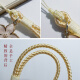 万佳臻 清新文艺手机挂绳短款手腕手工编织带子古风吊坠U盘手绳钥匙扣相机挂件结实耐用防丢绳装饰品 清新文艺手机链挂绳【杏色】