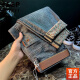 JEEP SPIRIT牛仔裤男士2024春秋印花修身小脚休闲水洗长裤子夏季新款 T698【黑灰色】 32【130斤-140斤】