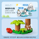 
LEGO building blocks, large particles, debao Debao series assembled children's toys 2020NEW 10975 World Wild Animals