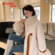 Koia Fur Jacket Women's 2025 Winter New Thick Imitation Fox Fur Splicing Young Fashionable Outer Wear High-end Party Jacket White S Recommended 80-105Jin Jin is equal to 0.5kg Koia Fur Jacket Women's 2025 Winter New Thick Imitation Fox Fur Splicing Young Fashionable Outer Wear High-end Party Jacket White S Recommended 80-105Jin Jin is equal to 0.5kg