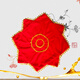Suican gold velvet dance handkerchief for two people to pass the grade examination square dance Northeastern Yangko children's handkerchief octagonal scarf handkerchief flower red water drop dance handkerchief 2 pack