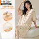 
Modal pregnant women breastfeeding nightgown summer thin postpartum confinement clothes maternity hospital for prenatal examination dress summer 11981 M