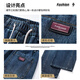 
AEXMERE Haier Home's new jeans men's American loose wide-leg men's pants summer thin casual pants Haier Home's 9853 blue XL