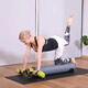 Upness multifunctional pilates core roller motr mini core bed portable yoga open back green