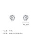 Safir platinum earrings for women pt950 white gold sparkling car flower earrings car flower ball earrings about 0.95 grams