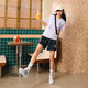 Adidas neo fun imprimement imprimé du cou rond des sports à manches courtes t-shirts à manches courtes IP3877 / IP3878 / IP3879 / IP3880 IP3880 XL