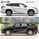 Cang plastic is suitable for the 2022 fourth-generation Highlander car stickers, pull-up crowns, new personalized steam paper dynamic HLD05Z gray KK material