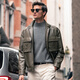 
Mr. Cloth half-high neck thickened pullover cashmere sweater men's 2025 spring and autumn solid color comfortable sweater BT11680 Volcanic ash L (175)