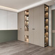 Sophia Wardrobe Light luxury skin-feel EB board whole house customization Master bedroom furniture wardrobe combination cabinet four-door overall large wardrobe Yuan/square meter