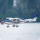 FMS航模1500mm赛斯纳Cessna 182电动遥控固定翼飞机新手入门训练机 蓝色 PNP+XT60电池插头