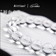 Aitkel Natural White Crystal Bracelet Collection Grade Bracelet for Men and Women, Birthday Gift for Wife, Collection Grade Purification White Crystal-12mm