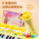 Chisen Multifunktionales elektronisches Klavierkinder können Musikspielzeug für Babys für Babies anfängern, die frühe Bildung Musikspielzeug [Pink-mit-Mikrofon] Multifunktionales elektronisches Klavier 33321 3 Abschnitte 5 Ladung + Klavier Score + Piano Score Ständer + Pod