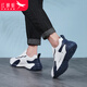 Red Dragonfly men's shoes with sole leather autumn and winter casual shoes men's dad shoes thick sole heightening shoes men WXA342463 white blue 41