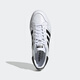 Clover (Adidas)TEAM COURT Low top Black and white Sports shoes Casual shoes Board shoes Men's shoes Women's shoes EG9734 36
