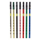Shanbei British Feadog Feidao Irish Whistle Zinn Flöte C Tune D Melodie Junior Student Whistle Whistle My Heart Ewige Flöte Musikinstrument Farbe Farbe D Tune (blau) + Verwenden Sie Lehrbuch + Elektro