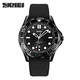 Tiempo de la serie de navegación americana MIRAR PUNTER LUMINO ESTILE DE NEGOCIO CLÁSICO Men's Sports Impermeable Ratio de cuarzo 9276 Cinta de silicio de superficie negra de Shell Black 48 mm