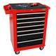 XMSJ OND A TOOL TRICH TROLLEY DRITER FIFYER DES PIÈCES RÉPARATION DE LOCK CABAT TOODE Multiptières Options LA11153 Rouge Tiroir à sept couches Paint Spray Paint LA11732